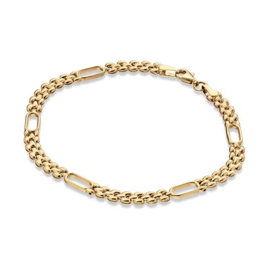  Gliederarmbänder - Fantasieglied - 4mm - 19cm