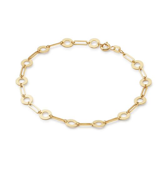  Schakelarmband - Fantasieschakel - Rond - 6mm - 19cm