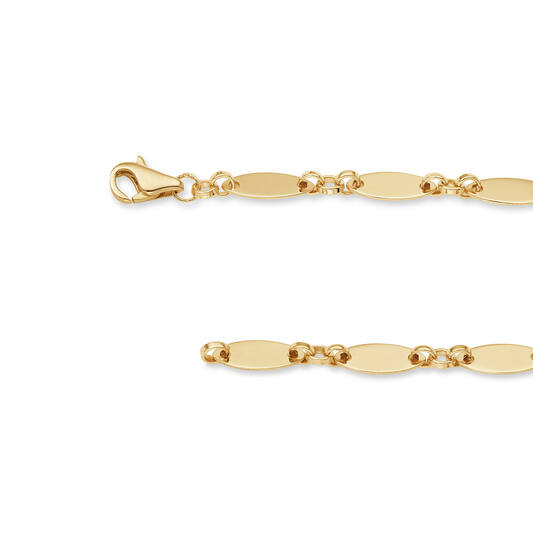  Link bracelets - Fantasy link - Oval - 4mm - 19cm