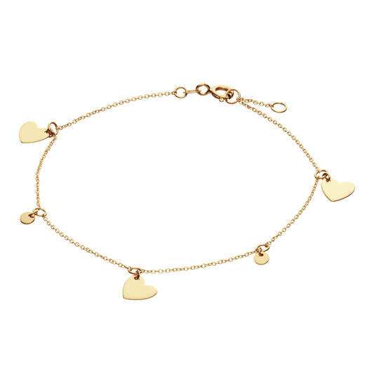  Schakelarmband - Anker - Hart - 7mm - 19cm