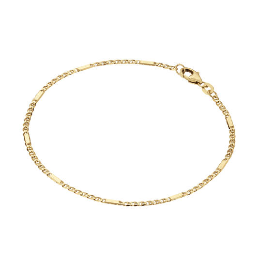  Gliederarmbänder - Falkenauge - 2mm - 19cm