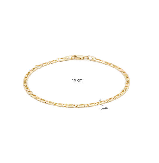  Link bracelets - Fantasy link - 19cm