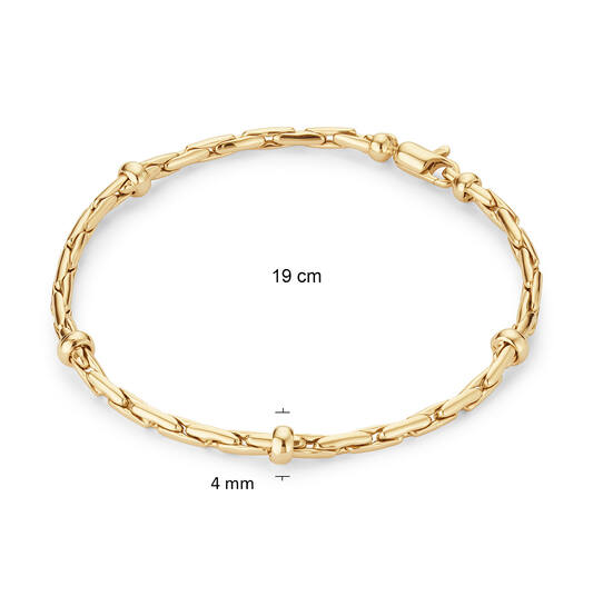  Schakelarmband - Elegant Strength - Fantasieschakel - 4mm - 19cm