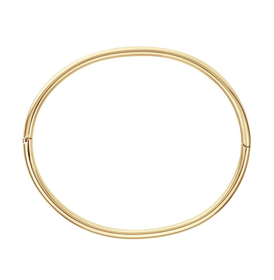  Armreifen - Golden Armour Bangles - Scharnier - Oval - 4mm - Ø 58mm
