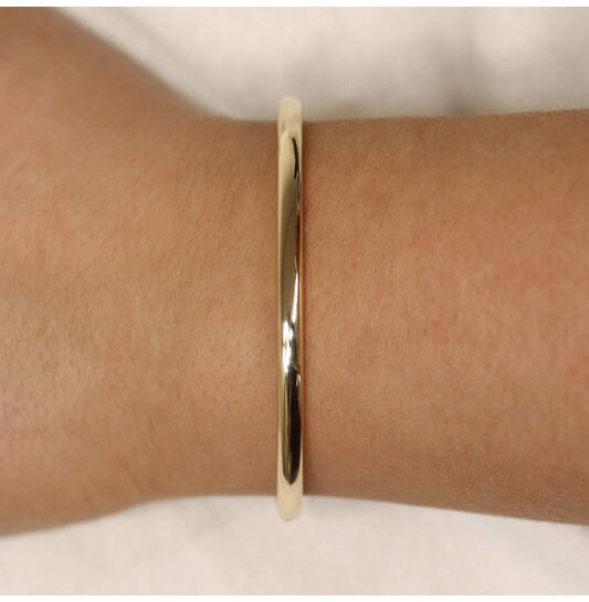  Armreifen - Golden Armour Bangles - Oval - 4mm - Ø 60mm