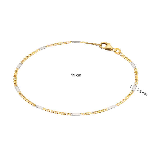  Gliederarmbänder - Fantasieglied - 1.9mm - 19cm