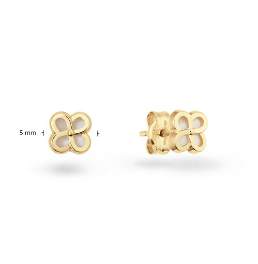  Ear studs - Flower - Ø 5mm