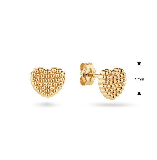  Ear studs - Heart