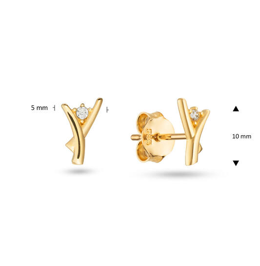  Ohrstecker - Fantasie Zirkonia - 