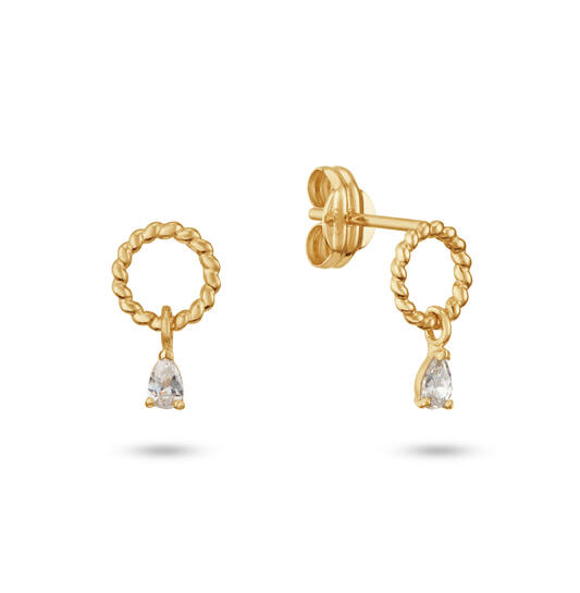  Oorstekers Zirkonia - 