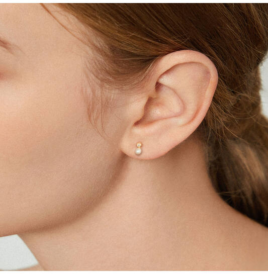 Boucles d'oreilles à puces Diamant - - 0.04ct