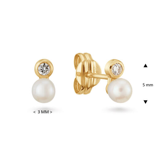  Boucles d'oreilles à puces Diamant - - 0.04ct
