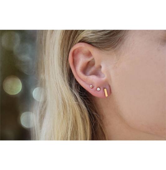  Boucles d'oreilles à puces - Tige
