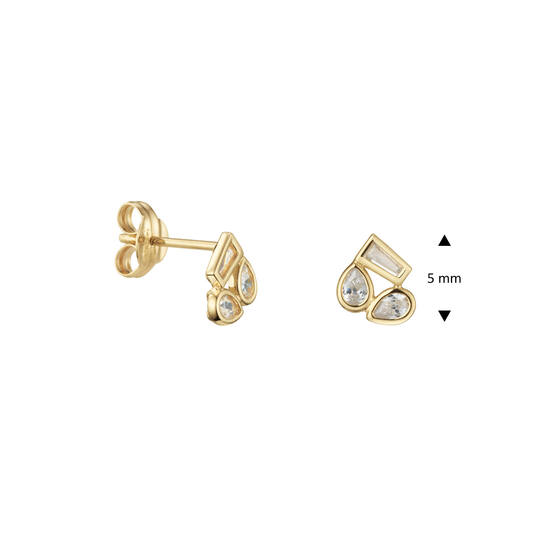  Ear studs Zirconia - 