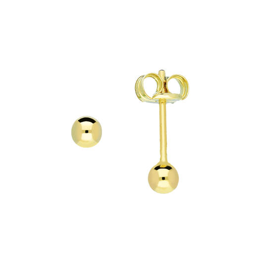  Boucles d'oreilles à puces - Globe - Ø 3mm