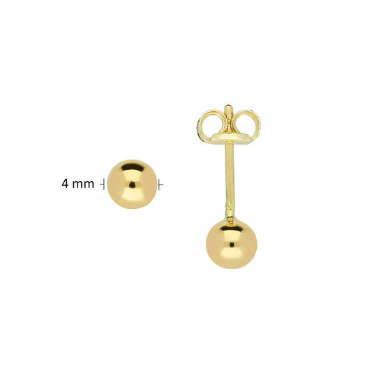  Ear studs - Circle - Ø 4mm