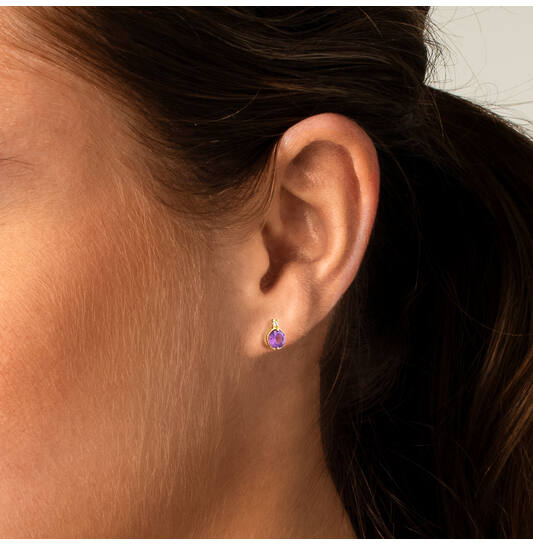  Boucles d'oreilles à puces Topaze - 