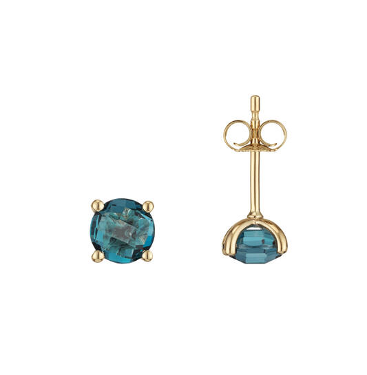  Elements of Love - Ear studs Topaz - - Ø 6mm