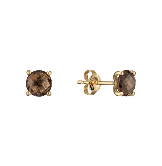  Elements of Love - Ohrstecker Rauchquarz - - Ø 6mm