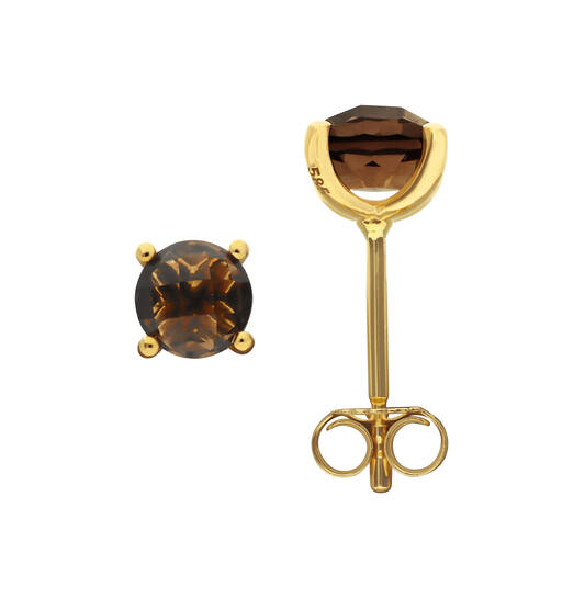  Elements of Love - Ohrstecker Rauchquarz - - Ø 6mm