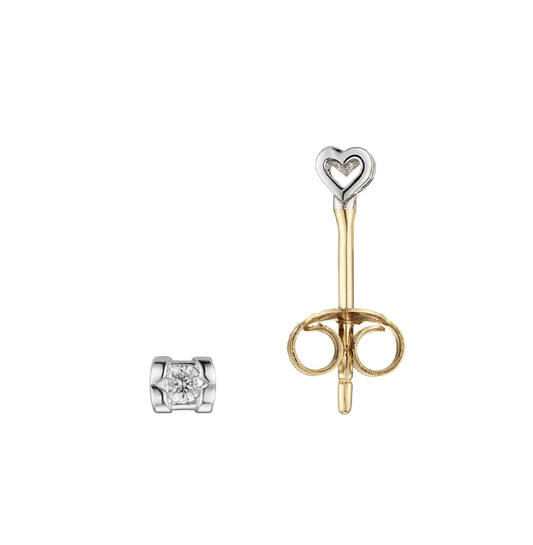  Say Yes! - Boucles d'oreilles à puces Diamant - - 0.06ct