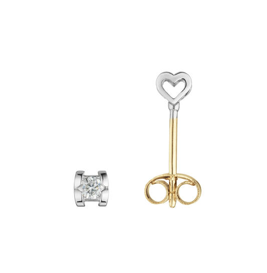  Say Yes! - Boucles d'oreilles à puces Diamant - - 0.09ct