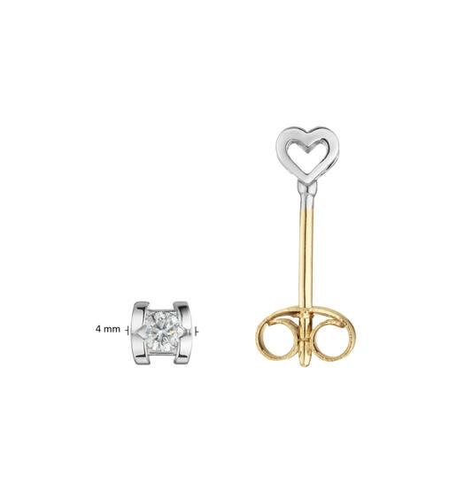  Say Yes! - Oorstekers Diamant - - 0.09ct