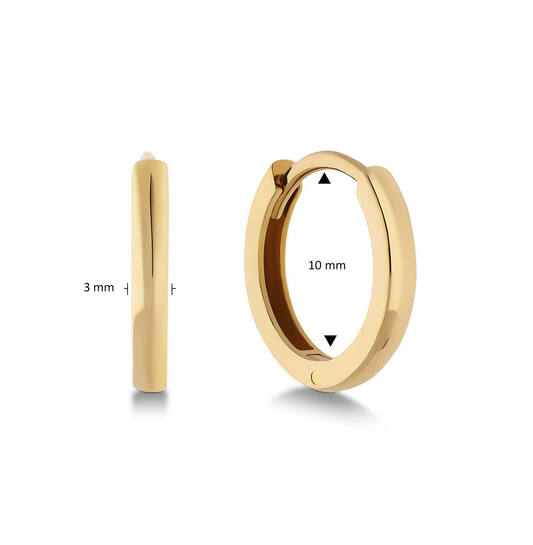 Créoles déployantes - Premium Hoops - Ø 10mm