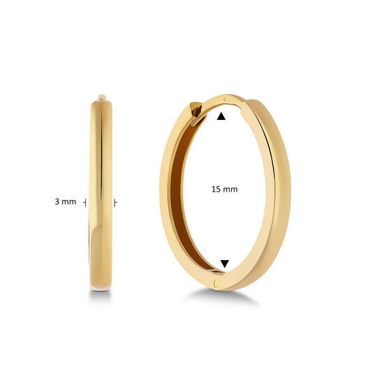  Klapoorringen - Premium Hoops - Ø 15mm