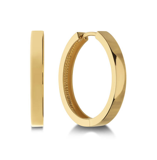  Ohrringe mit Clipverschluss - Premium Hoops - Ø 20mm
