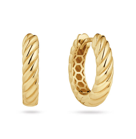  Créoles déployantes - Premium Hoops - Rond - Ø 10mm
