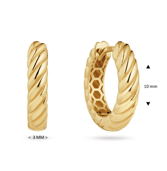  Klapoorringen - Premium Hoops - Rond - Ø 10mm