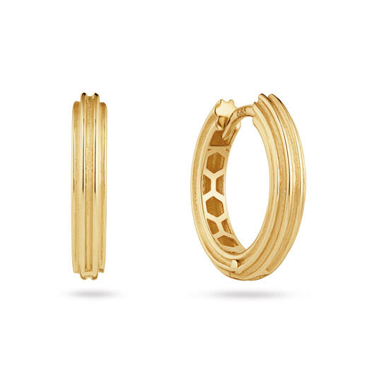  Ohrringe mit Clipverschluss - Premium Hoops - Rund - Ø 10mm