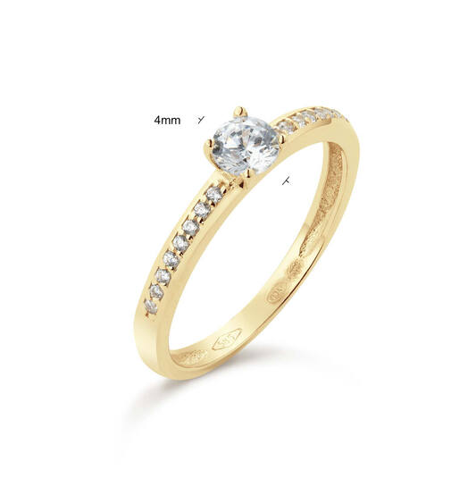  Ringe ohne Stein - 4mm
