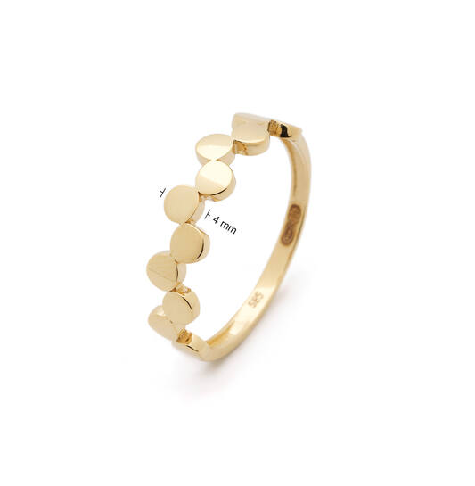  Bagues sans pierre - Rond - 4mm
