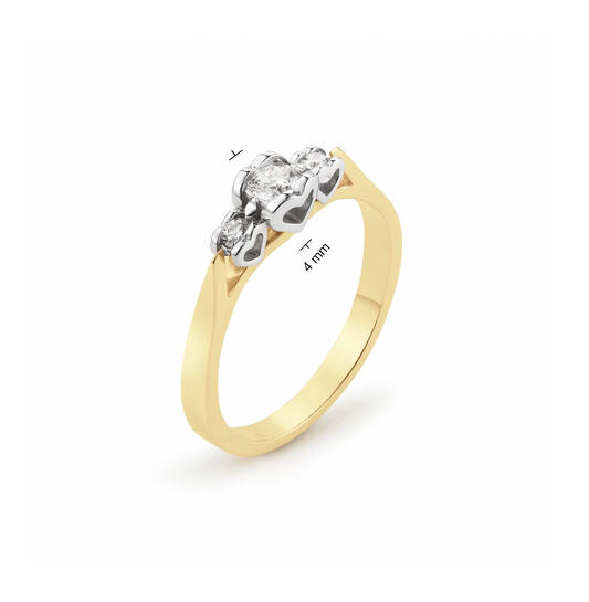  Ringe - Say Yes! - 0.09ct - 4mm