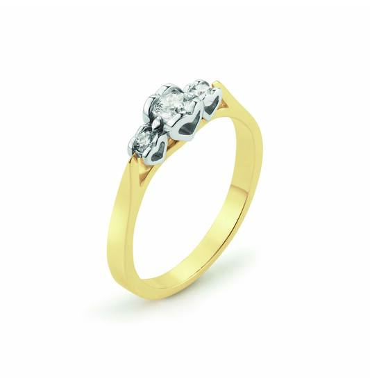  Ringe - Say Yes! - Herz - 0.09ct - 4mm