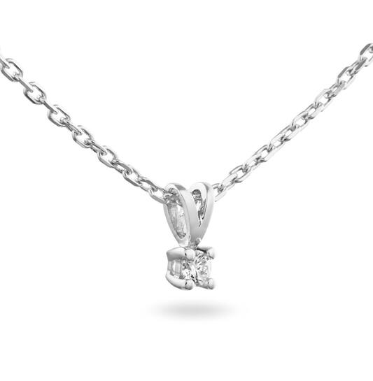  Kette - Solitaire Moderne - 0.15ct