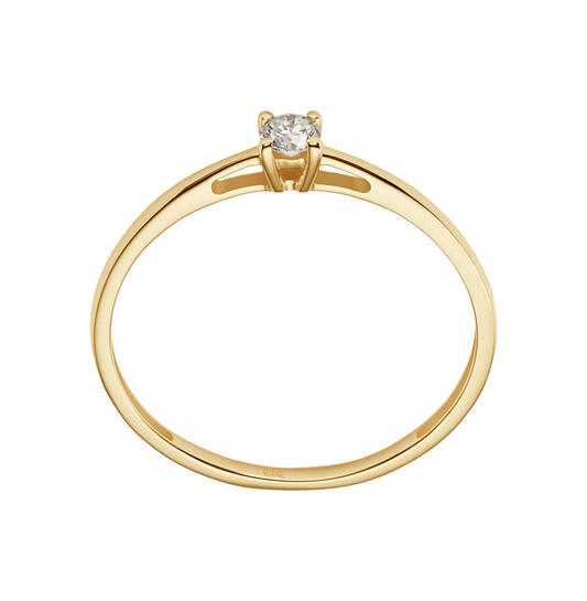  Ringe - Solitaire Moderne - 0.15ct