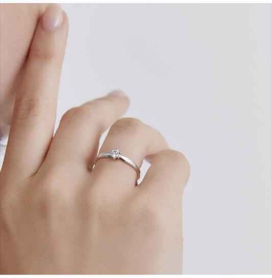  Ringe - Solitaire Classique - 0.2ct