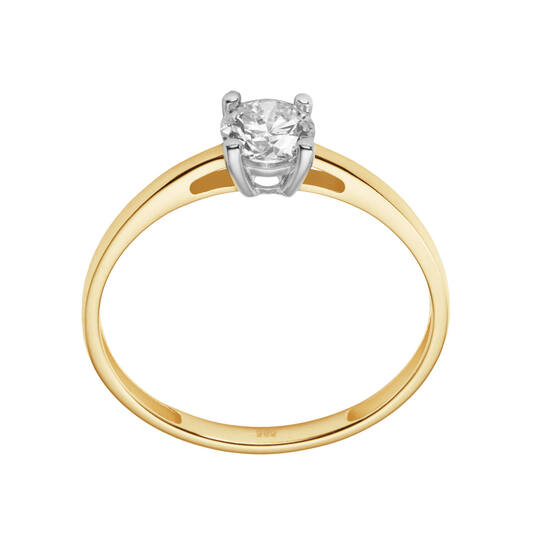  Bagues - Solitaire Moderne - 0.5ct