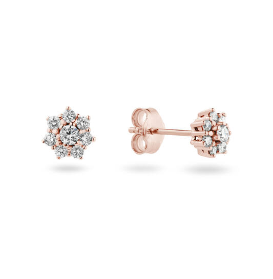  Ohrstecker - Rosette - 0.25ct