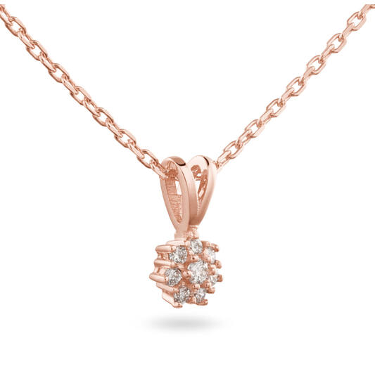  Kette - Rosette - 0.13ct