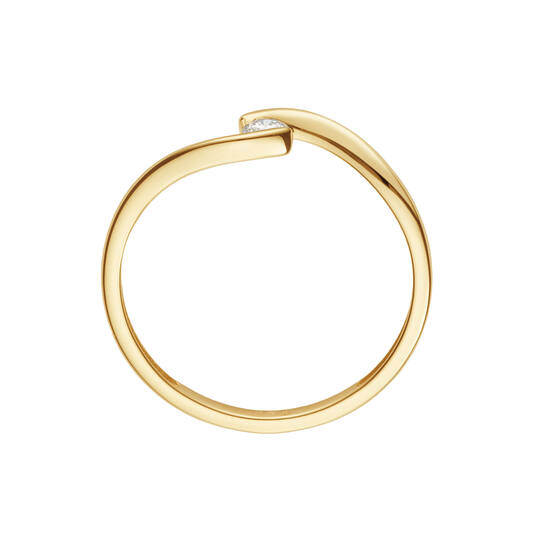  Ringe mit Stein - Infini - 0.1ct