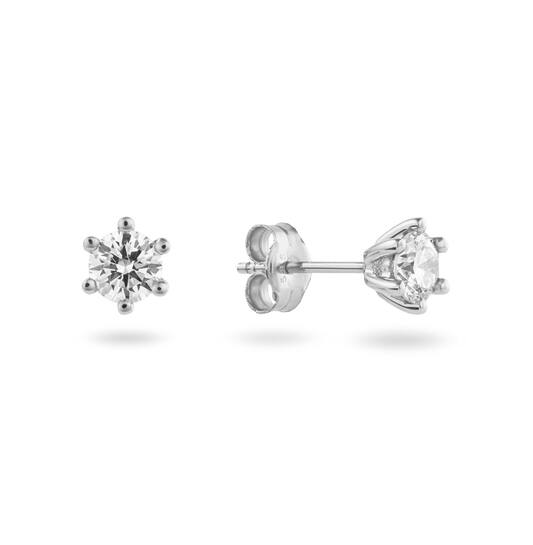  Oorstekers - Solitaire Classique - 0.6ct