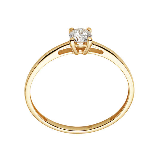  Bagues - Solitaire Moderne - 0.3ct