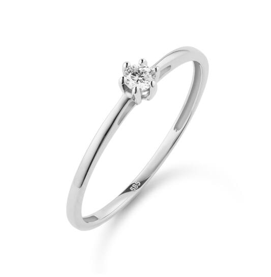  Rings - Solitaire Classique - 0.1ct