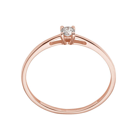  Rings - Solitaire Moderne - 0.15ct