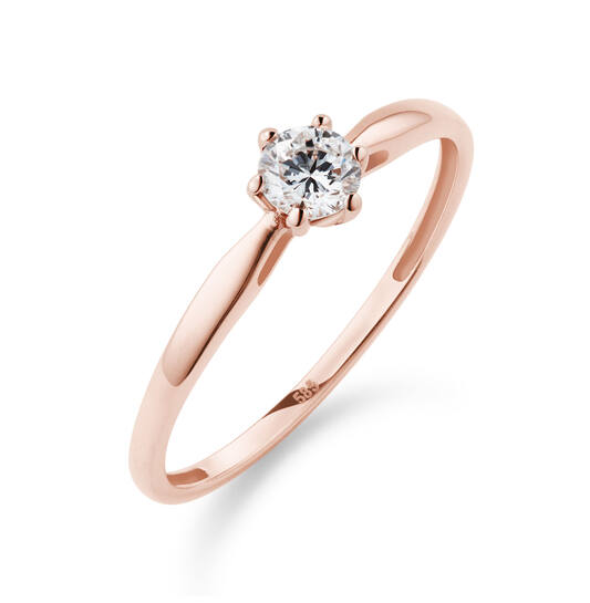  Bagues - Solitaire Classique - 0.3ct