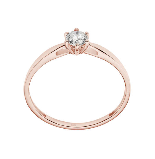  Bagues - Solitaire Classique - 0.3ct